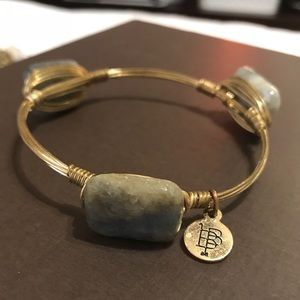 Bourbon and Boweties grey stone bangle